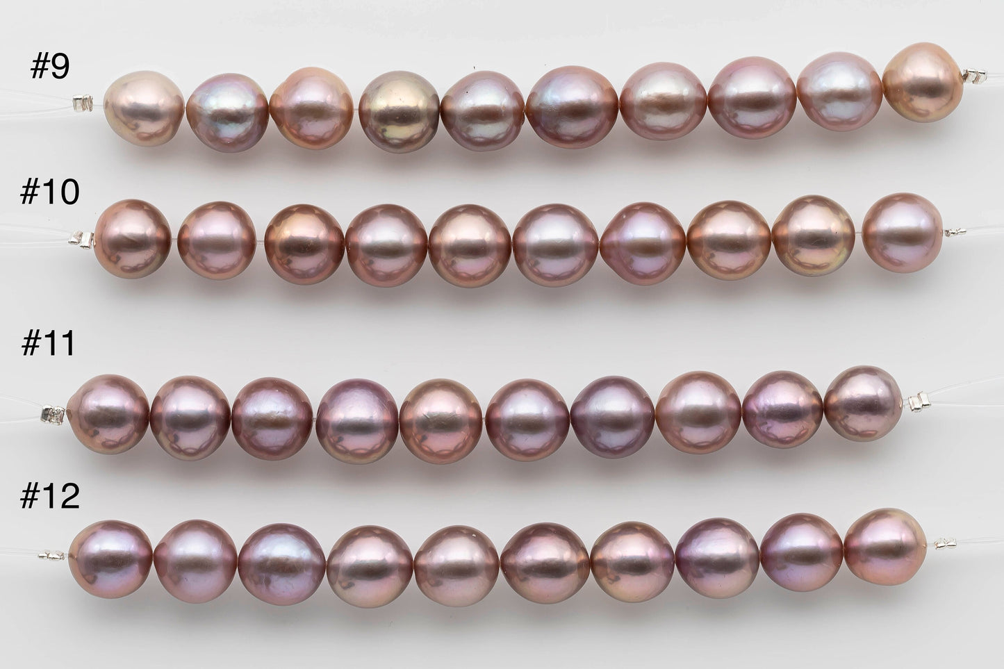 10-11mm Round Edison Pearl with Nice Luster in Natural Colors Freshwater Pearl Beads for Jewelry Making, SKU # 1237EP