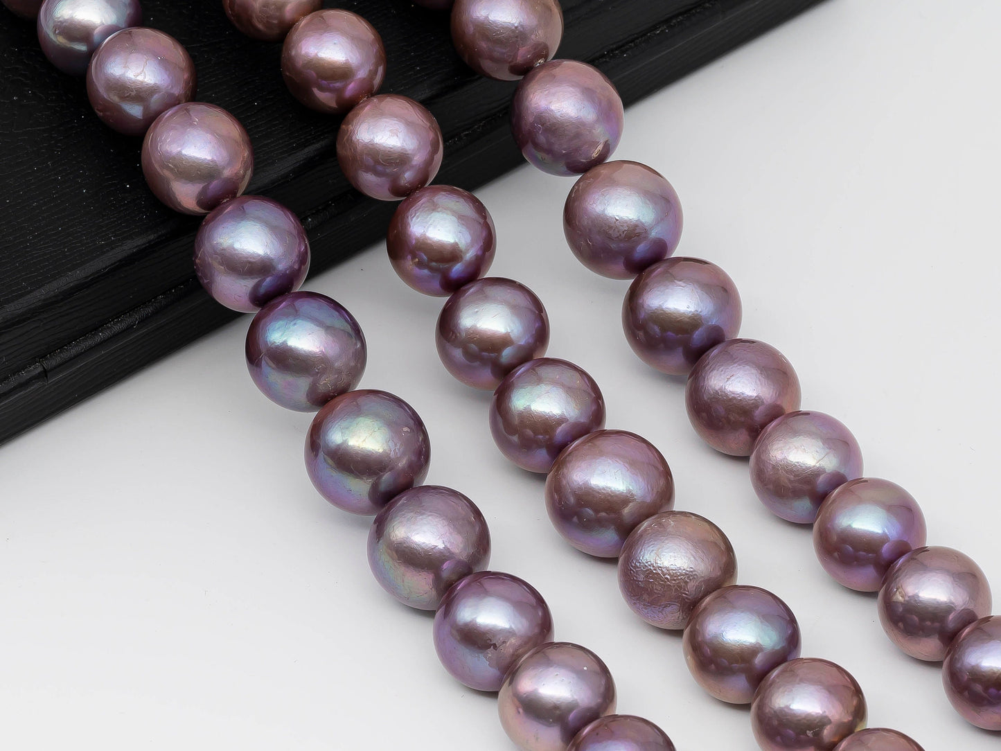 14-16mm Edison Pearl Jumbo Size in Natural Lavender Color, Large Round Size Freshwater Pearl with Blemishes for Jewelry Making, SKU # 1239EP