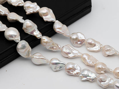 11-14mm Baroque Pearl with High Luster in Full Strand for Beads, SKU # 1241BA