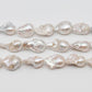 11-14mm Baroque Pearl with High Luster in Full Strand for Beads, SKU # 1241BA