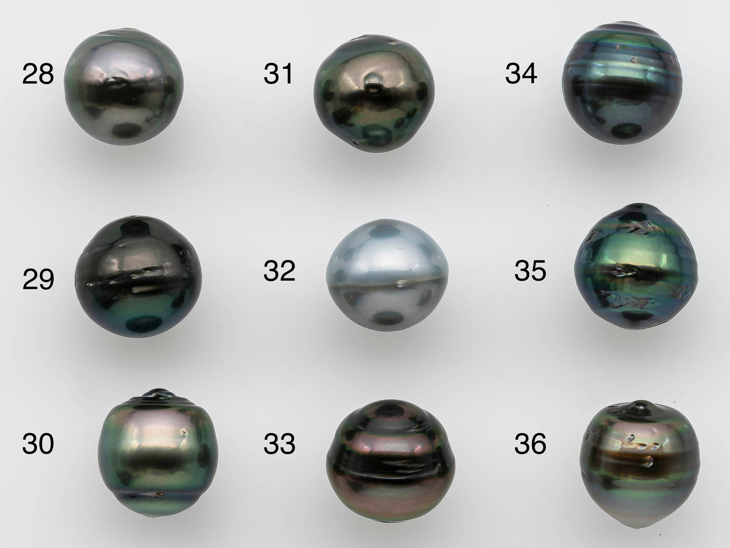 12-13mm Tahitian Pearl Single Piece Undrilled Near Round or Drops with Natural Color and Nice Luster for Beading, SKU # 1246TH