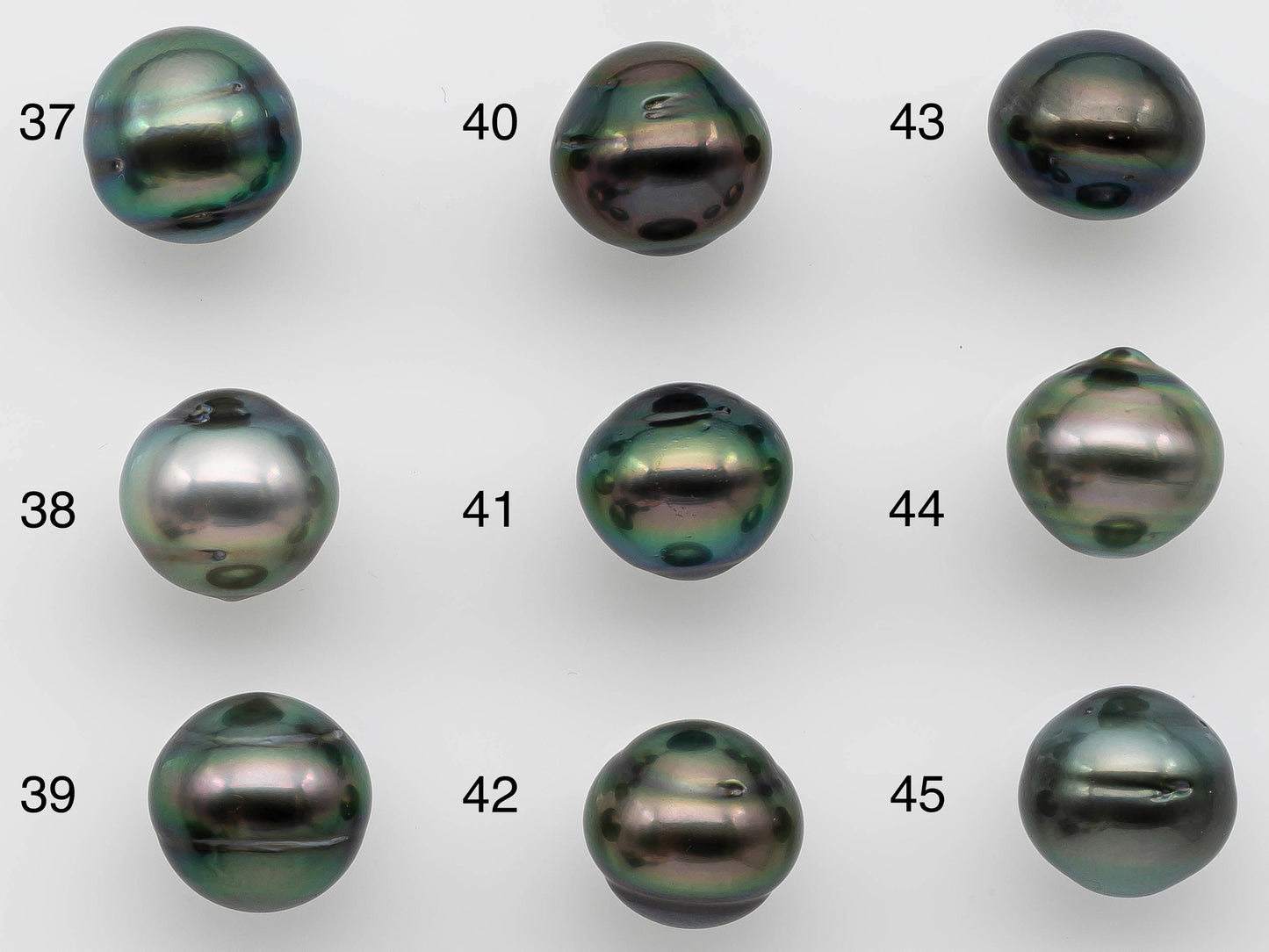 12-13mm Black Tahitian Pearl Near Round Single Loose Piece Undrilled in Natural Color with High Luster for Beading, SKU # 1248TH