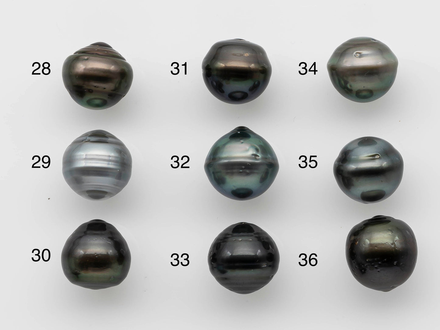 13-14mm Black Tahitian Pearl Undrilled Single Piece Drops with Natural Color and High Luster for Jewelry Making, SKU # 1255TH