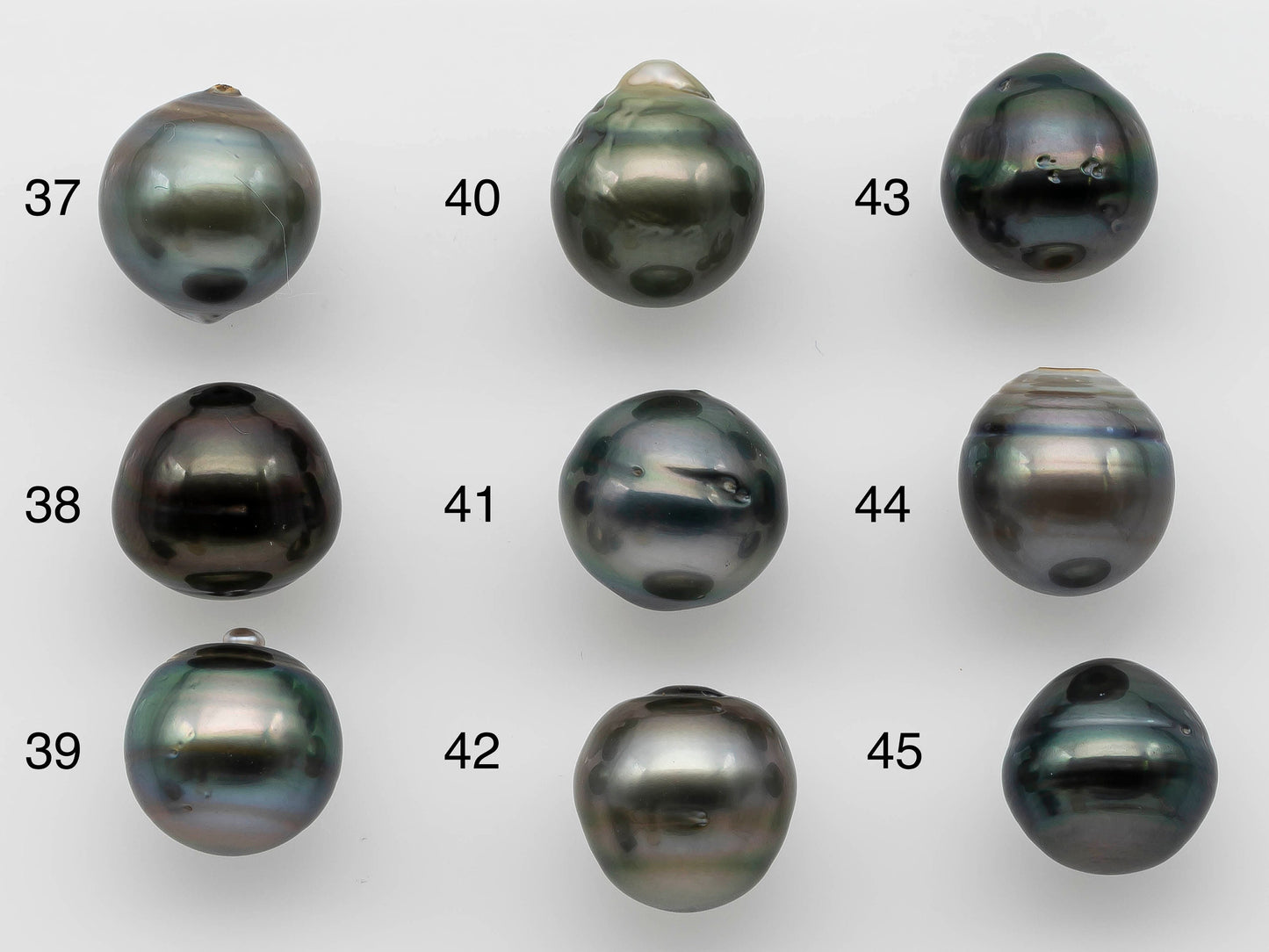 13-14mm Loose Tahitian Pearl in Natural Color Tear Drops with High Luster for Beading or Jewelry Making, SKU # 1257TH