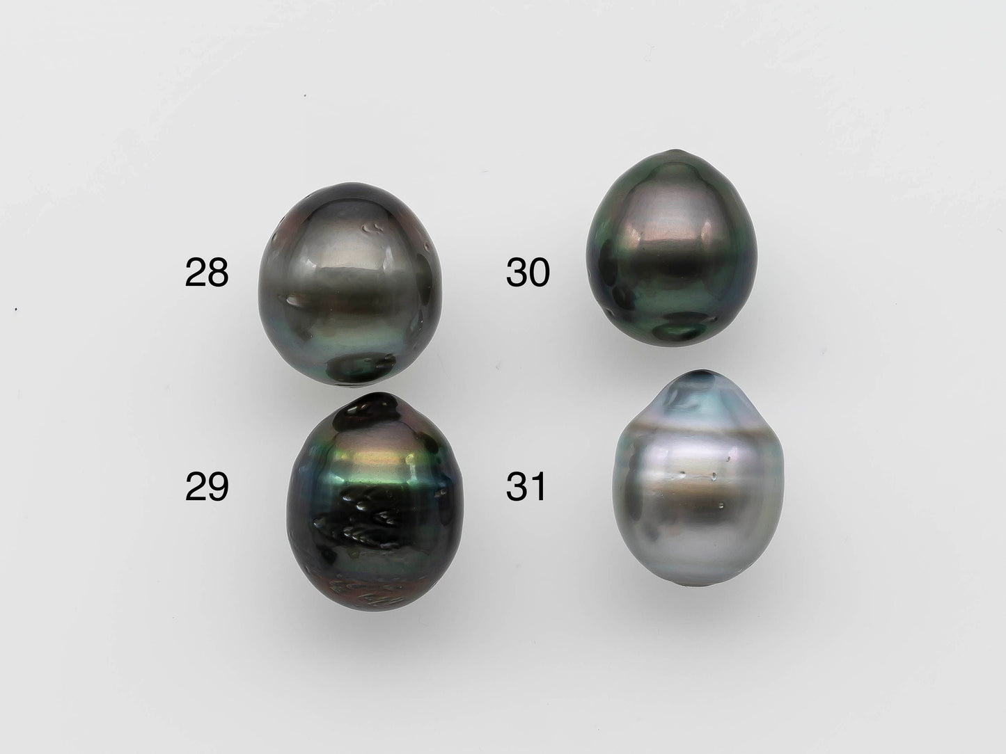 13-14mm Single Piece Loose Tahitian Pearl in Drops with High Luster and Natural Color for Jewelry Making, SKU # 1261TH