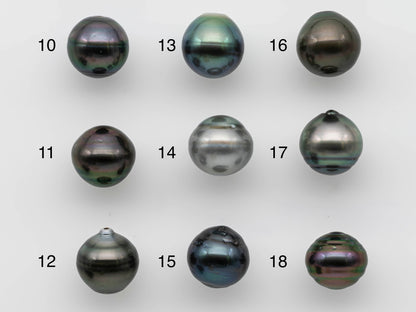 14-15mm Tahitian Pearl Loose Undrilled Teardrop with Nice Luster and Huge Loose Single Piece for Beading or Jewelry Making, SKU # 1262TH