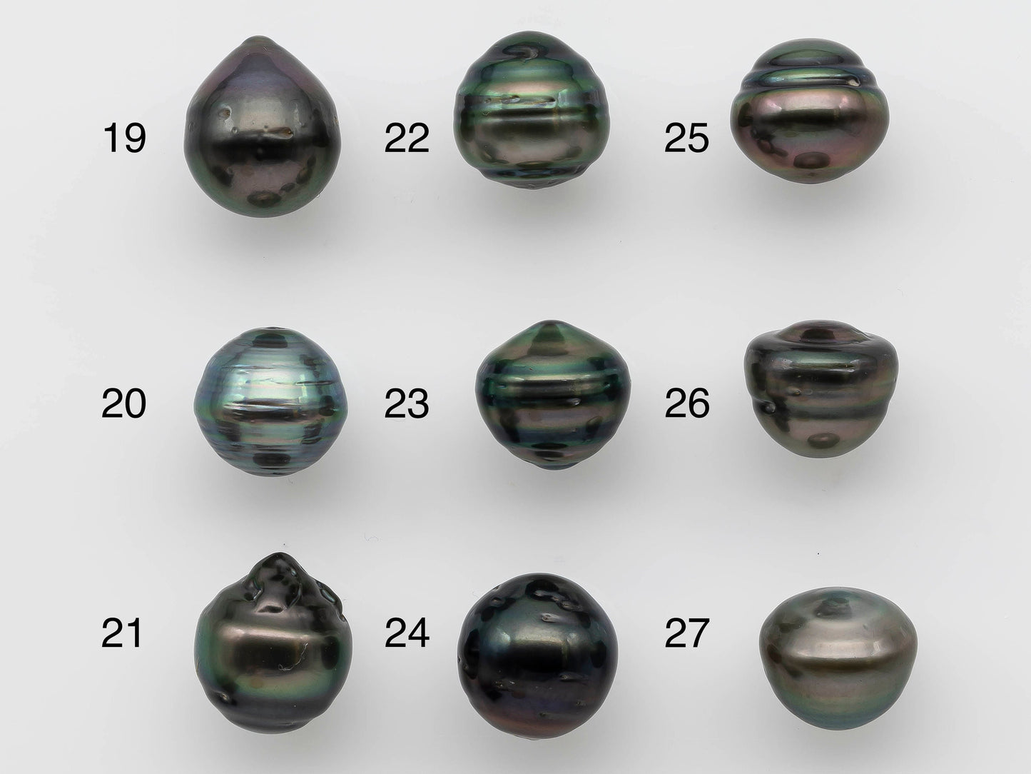 14-15mm Huge Size Single Piece Tahitian Pearl Loose Undrilled Drops in Natural Color with High Luster for Jewelry Making, SKU # 1263TH