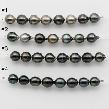 11-12 Teardrop Tahitian Pearl in Shorter Strand