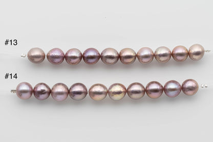 10-11mm Round Edison Pearl with Nice Luster in Natural Colors Freshwater Pearl Beads for Jewelry Making, SKU # 1237EP