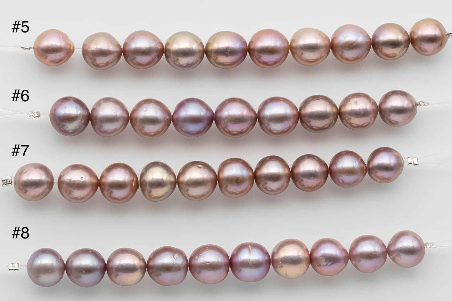 10-11mm Edison Pearl Near Round All Natural Colors with Nice Luster for Beading, SKU # 1238EP