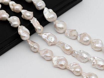 11-14mm Baroque Pearl with High Luster in Full Strand for Beads, SKU # 1241BA