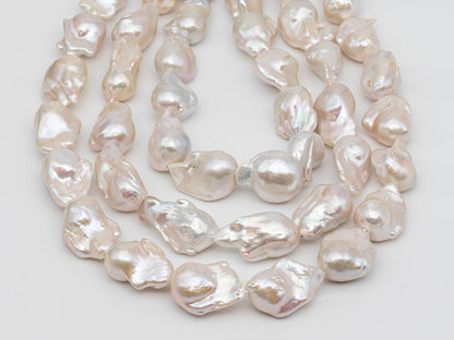 11-14mm Baroque Pearl with High Luster in Full Strand for Beads, SKU # 1241BA