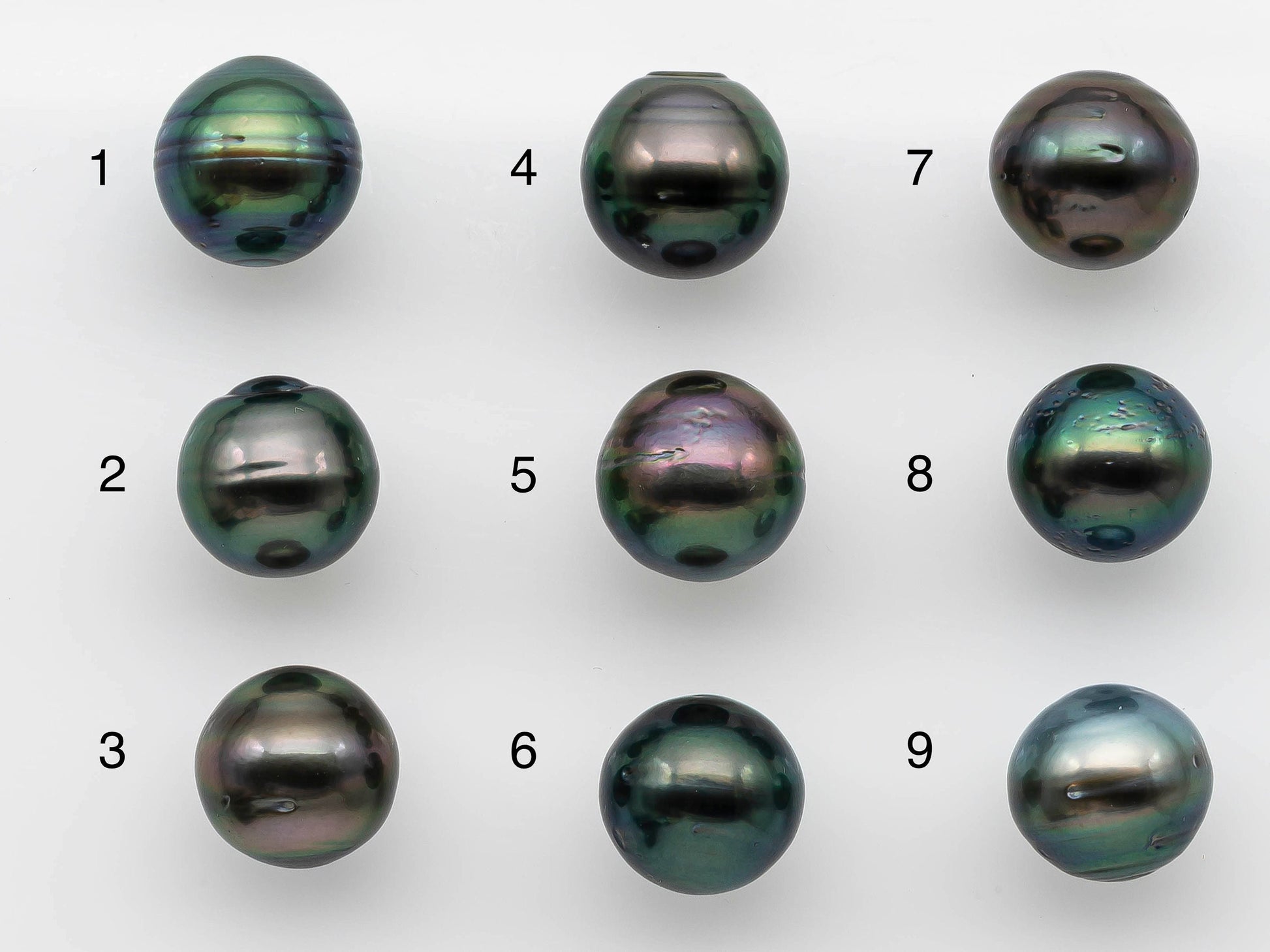 12-13mm Black Tahitian Pearl Near Round Single Loose Piece Undrilled in Natural Color