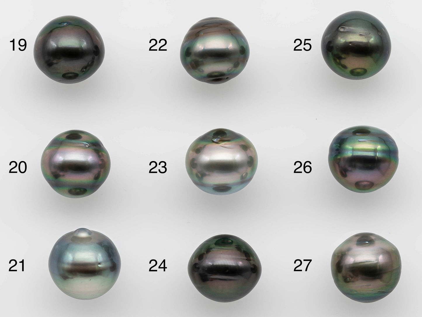 12-13mm Tahitian Pearl Single Loose Undrilled Near Round in Natural Color for Jewelry Making, SKU # 1249TH