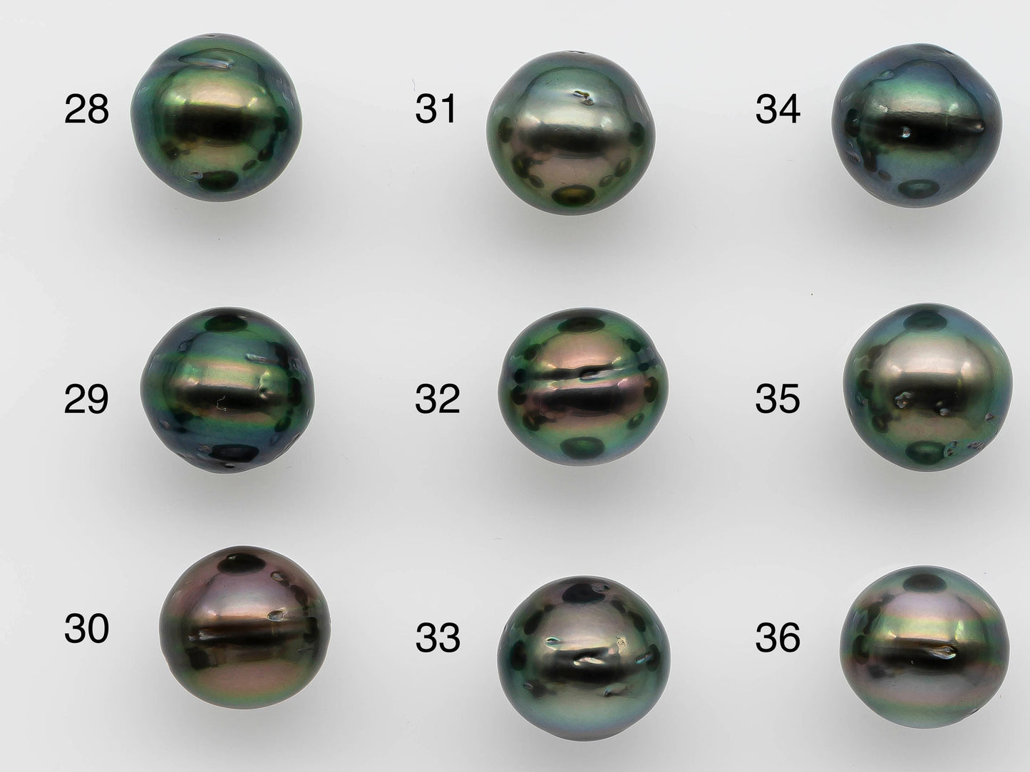 12-13mm Tahitian Pearl Single Loose Undrilled Near Round in Natural Color for Jewelry Making, SKU # 1249TH