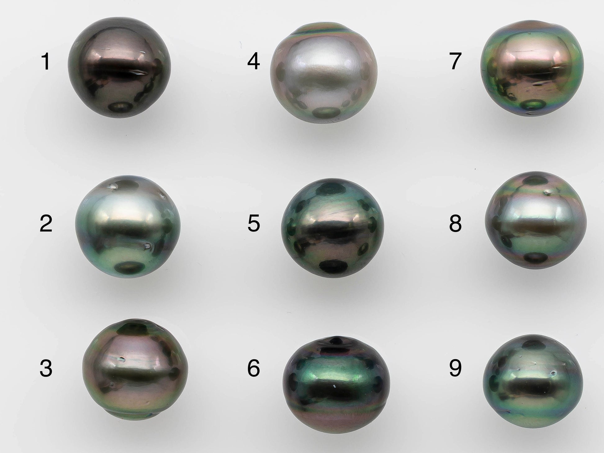 12-13mm Tahitian Pearl Single Loose Undrilled Near Round in Natural Color