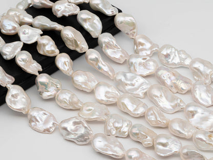 17-22mm Baroque Pearl White 