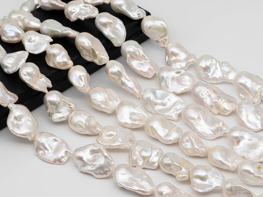 17-22mm Baroque Pearl White 