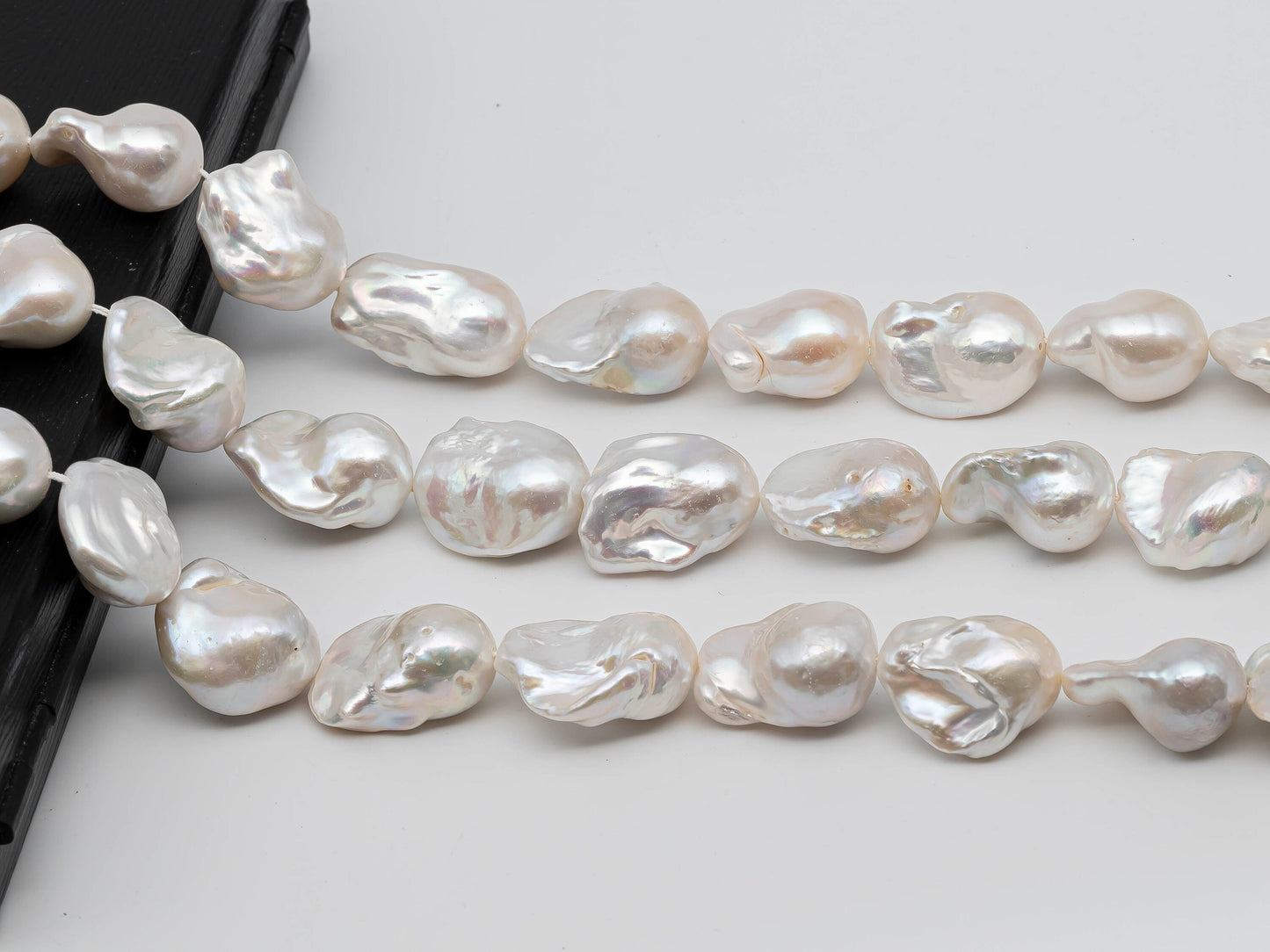 14-17mm Freshwater Fireball Baroque Pearl in Full Strand with Nice Luster for Jewelry Making, SKU # 1270BA