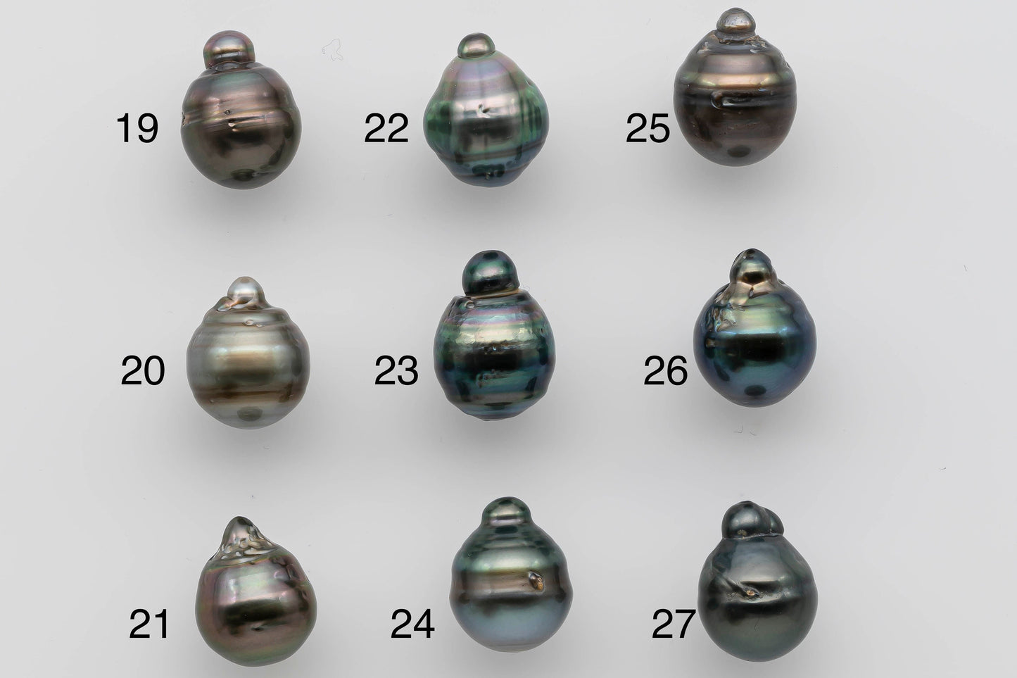 12-13mm Single Piece Natural Color Tahitian Pearl with High Luster Tear Drop for Beading or Jewelry Making, SKU #1275TH