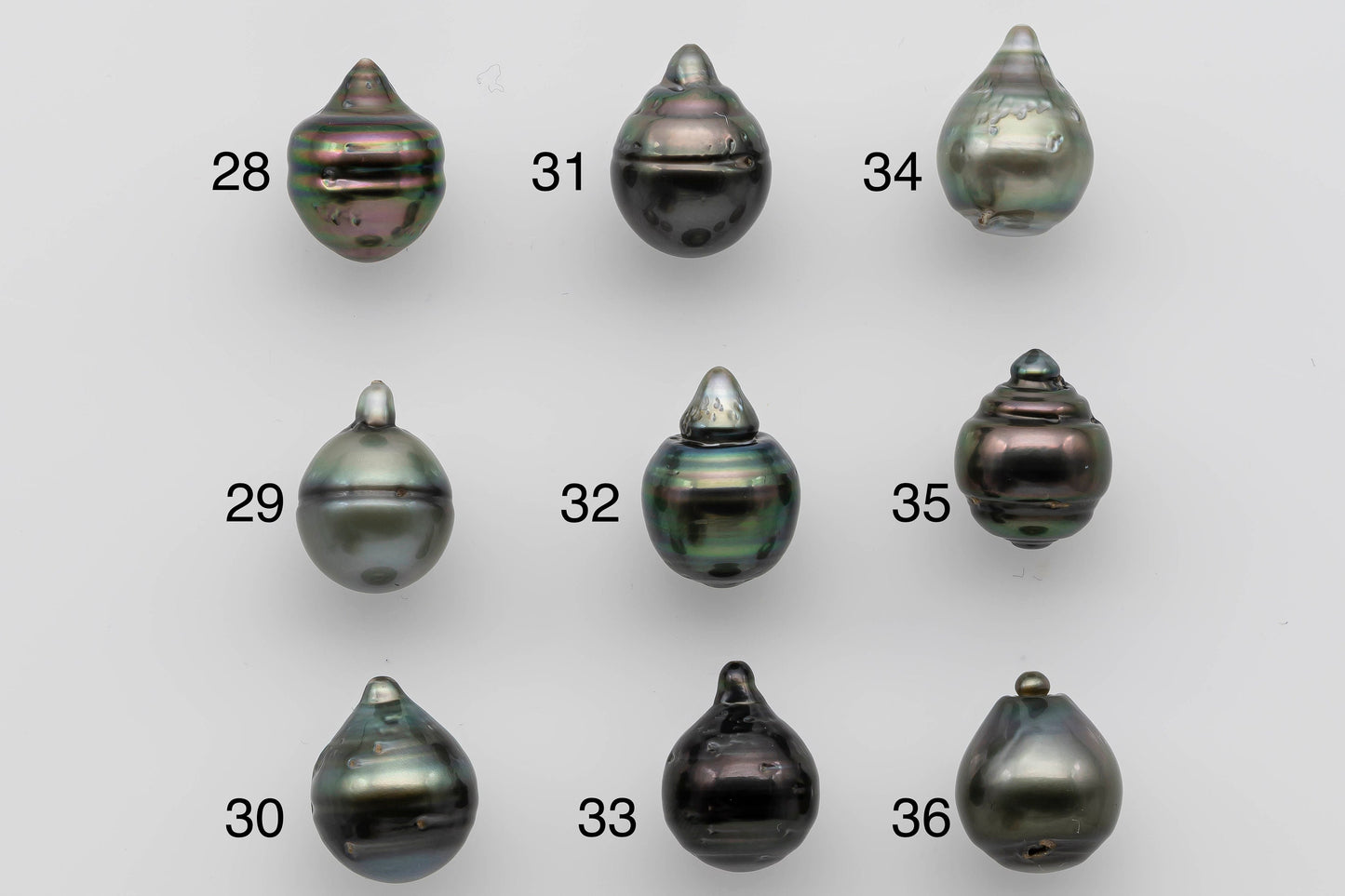 12-13mm Single Piece Natural Color Tahitian Pearl with High Luster Tear Drop for Beading or Jewelry Making, SKU #1275TH