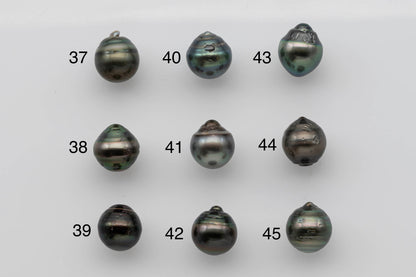 12-13mm Loose Tahitian Pearl with High Luster and Natural Color in Tear Drop for Beading or Jewelry Making, SKU # 1278TH
