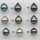 12-13mm Tear Drop Loose Tahitian Pearl with High Luster and Natural Color for Beading or Jewelry Making, SKU #1281TH