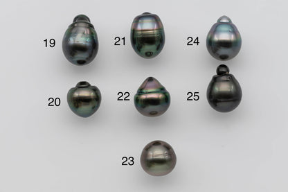 12-13mm Tear Drop Loose Tahitian Pearl with High Luster and Natural Color for Beading or Jewelry Making, SKU #1281TH