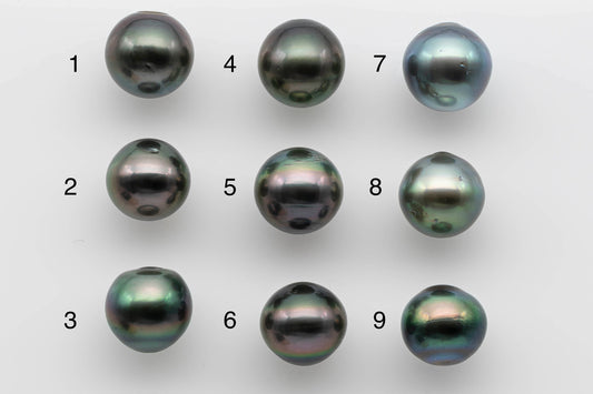 12-13mm Tahitian Pearl Single Piece Near Round Undrilled 
