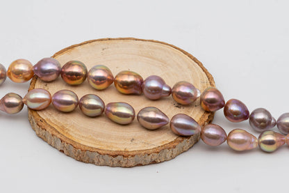 11-12mm or 12-13mm Edison Pearls in Natural Color with High Luster for Beading or Jewelry Making, SKU # 1295EP