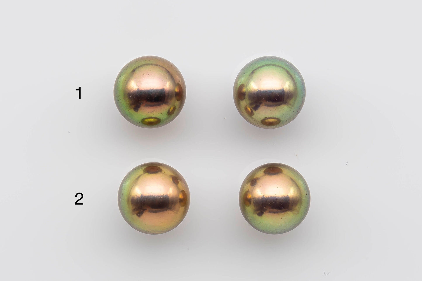 12-13mm AAA Edison Pearl Round Pairs for Making Earring