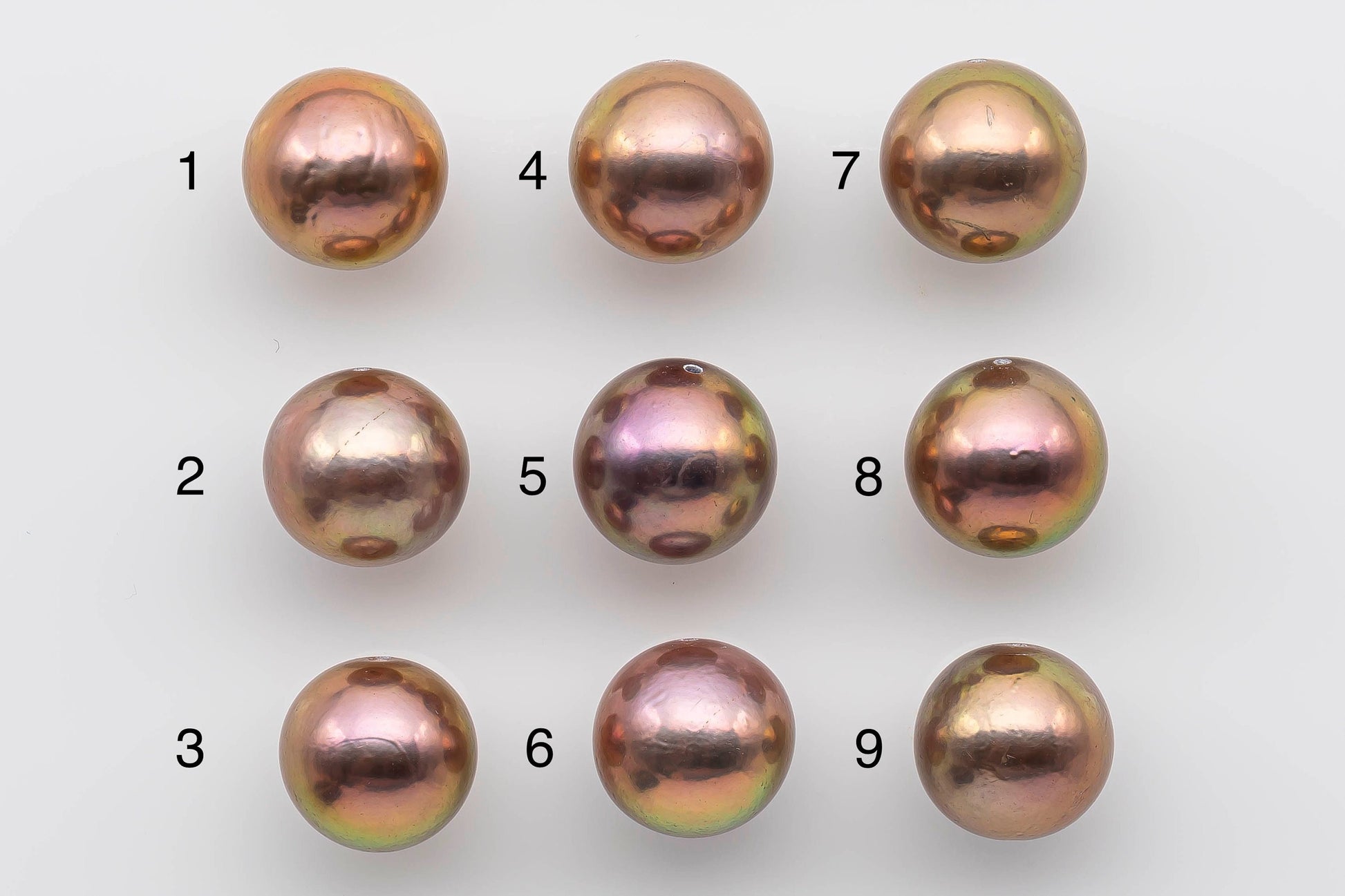 12-13mm Single Edison Pearls Full Drilled in Natural Color