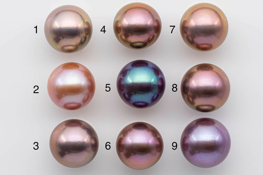 15-16mm Edison Pearl Single Loose Piece Very Large Round with Natural Colors and High Lusters Undrilled for Jewelry Making, SKU # 1326EP