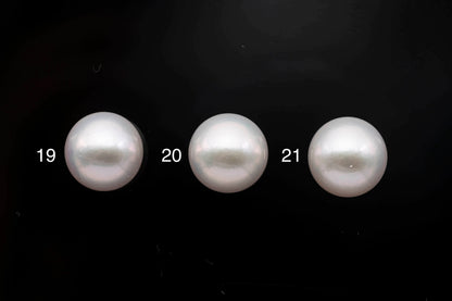 13-14mm Single Edison Pearl Loose Round Undrilled White with High Luster, Large Size for Beading or Jewelry Making, SKU # 1341EP
