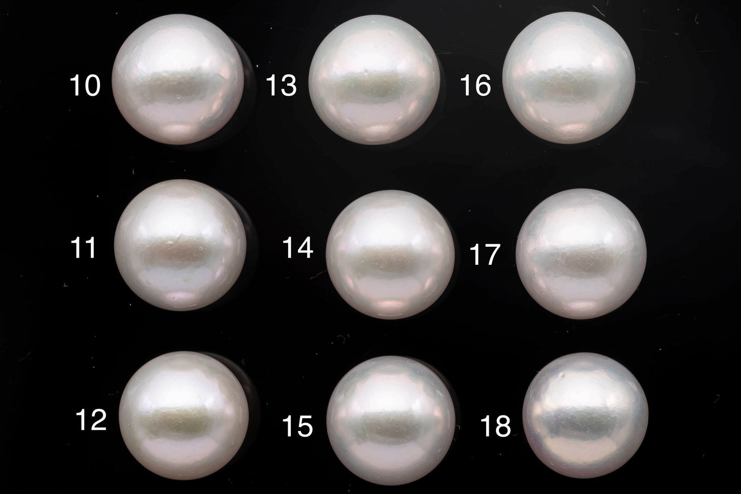 13-14mm Single Edison Pearl Loose Round Undrilled White with High Luster, Large Size for Beading or Jewelry Making, SKU # 1341EP