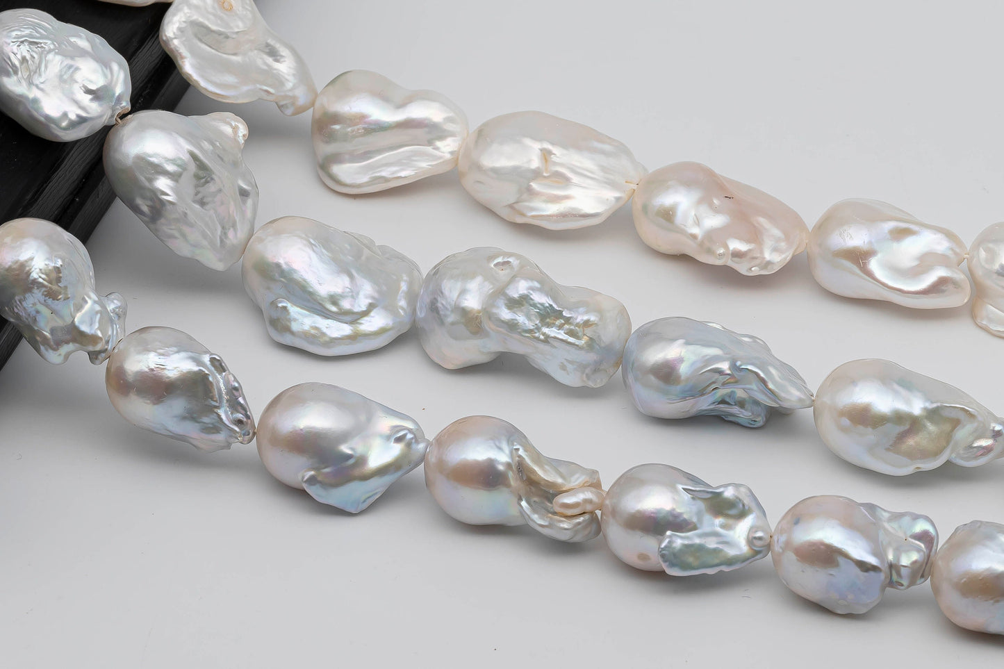 Large Size Baroque Pearl with Nice Luster for Beading or Jewelry Making inn Full Strand, SKU #1293BA