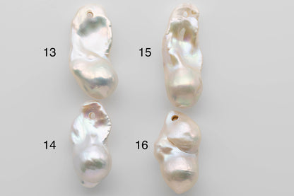13-22mm Baroque Pearl Large Hole Top Drilled with High Luster, Single Piece Large Size Freshwater Pearl for Jewelry Making, SKU # 1291BA