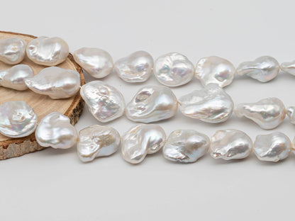 16-20mm Baroque Pearl with High Luster in Full Strand for Jewelry Making, SKU # 1267BA