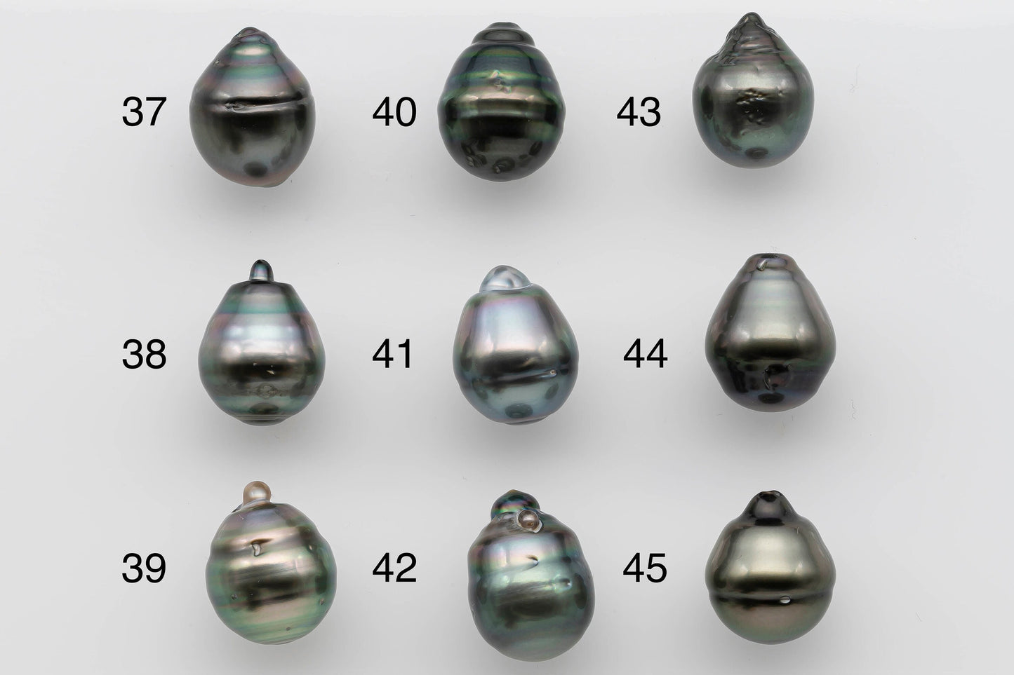 12-13mm Loose Tahitian Pearl Undrilled with High Luster and Natural Color in Tear Drop Shape for Beading or Jewelry Making, SKU # 1272TH