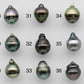 12-13mm One Piece Tahitian Pearl Loose Undrilled in Natural Color with High Luster for Beading and Jewelry Making, SKU # 1274TH