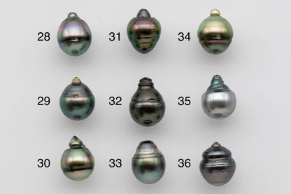 12-13mm One Piece Tahitian Pearl Loose Undrilled in Natural Color with High Luster for Beading and Jewelry Making, SKU # 1274TH