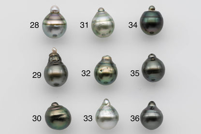 12-13mm Single Tahitian Pearl Tear Drop Natural Color with High Luster for Jewelry Making, SKU # 1276TH