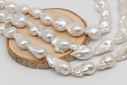 13-17mm Baroque Pearl in Full Strand with Nice Luster