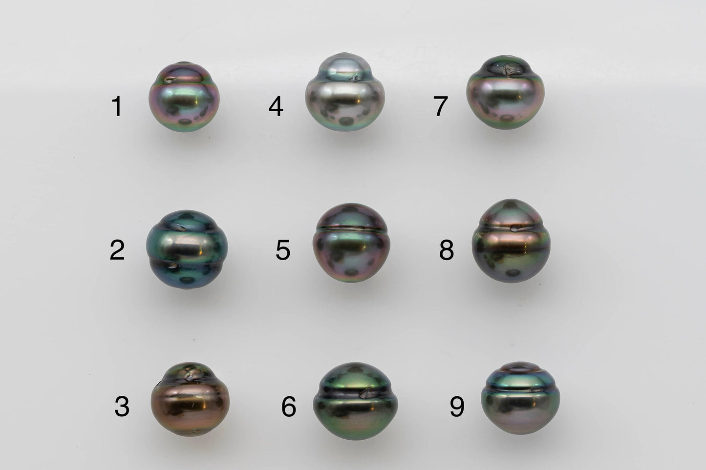 12-13mm Black Tahitian Pearl Single Piece Natural Color Undrilled