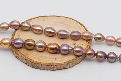 11-12mm or 12-13mm Edison Pearls in Natural Color with High Luster for Beading or Jewelry Making, SKU # 1295EP