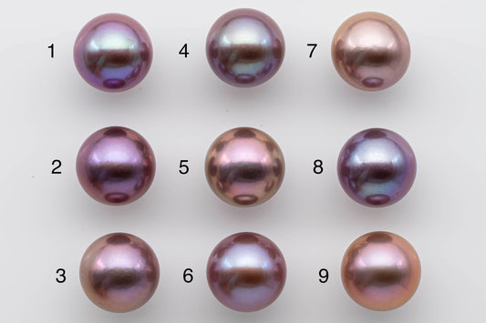 12-13mm AAA Edison Pearl Single Piece Undrilled Round with Natural Colors and High Lusters for Beading or Jewelry Making, SKU # 1317EP