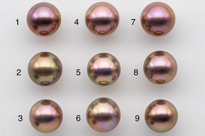 12-13mm Edison Pearl AAA Single Loose Piece Undrilled in Round Shape with Natural Colors and High Lusters for Jewelry Making, SKU # 1318EP