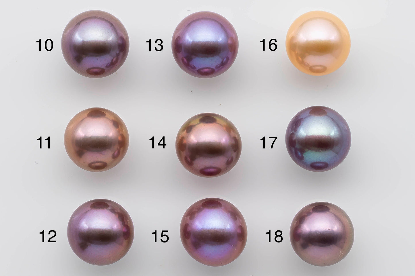 12-13mm Single Piece Edison Pearl Undrilled with High Luster and AAA Natural Colors Round Freshwater Pearl Beads, SKU # 1320EP