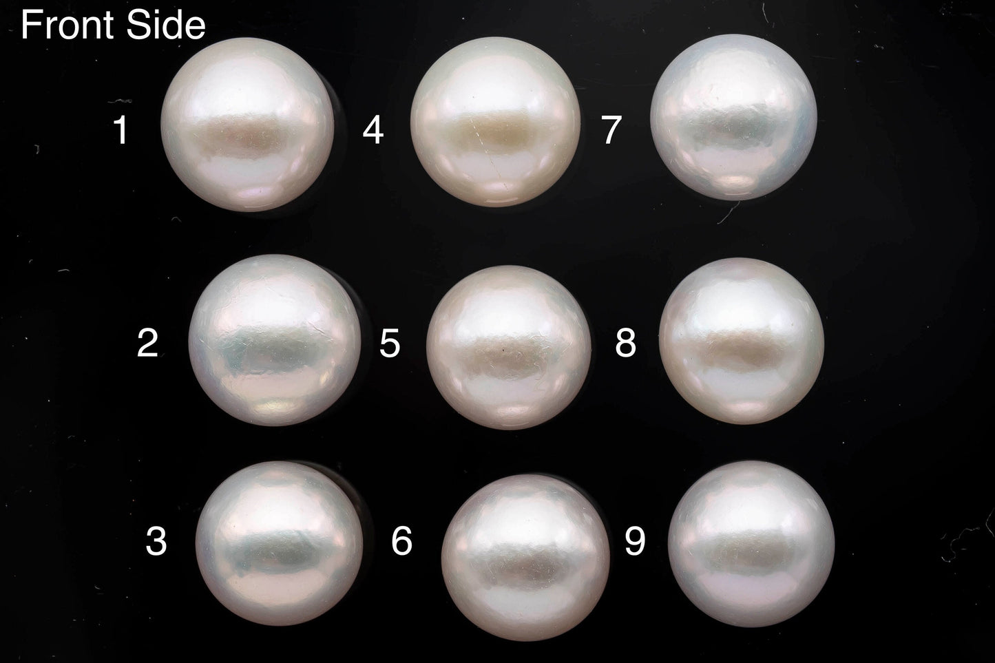 14-15mm Large Edison Pearl Single Round Loose Undrilled White with High Luster for Beading or Jewelry Making, SKU # 1344EP