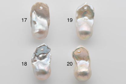13-22mm Baroque Pearl Large Hole Top Drilled with High Luster, Single Piece Large Size Freshwater Pearl for Jewelry Making, SKU # 1291BA